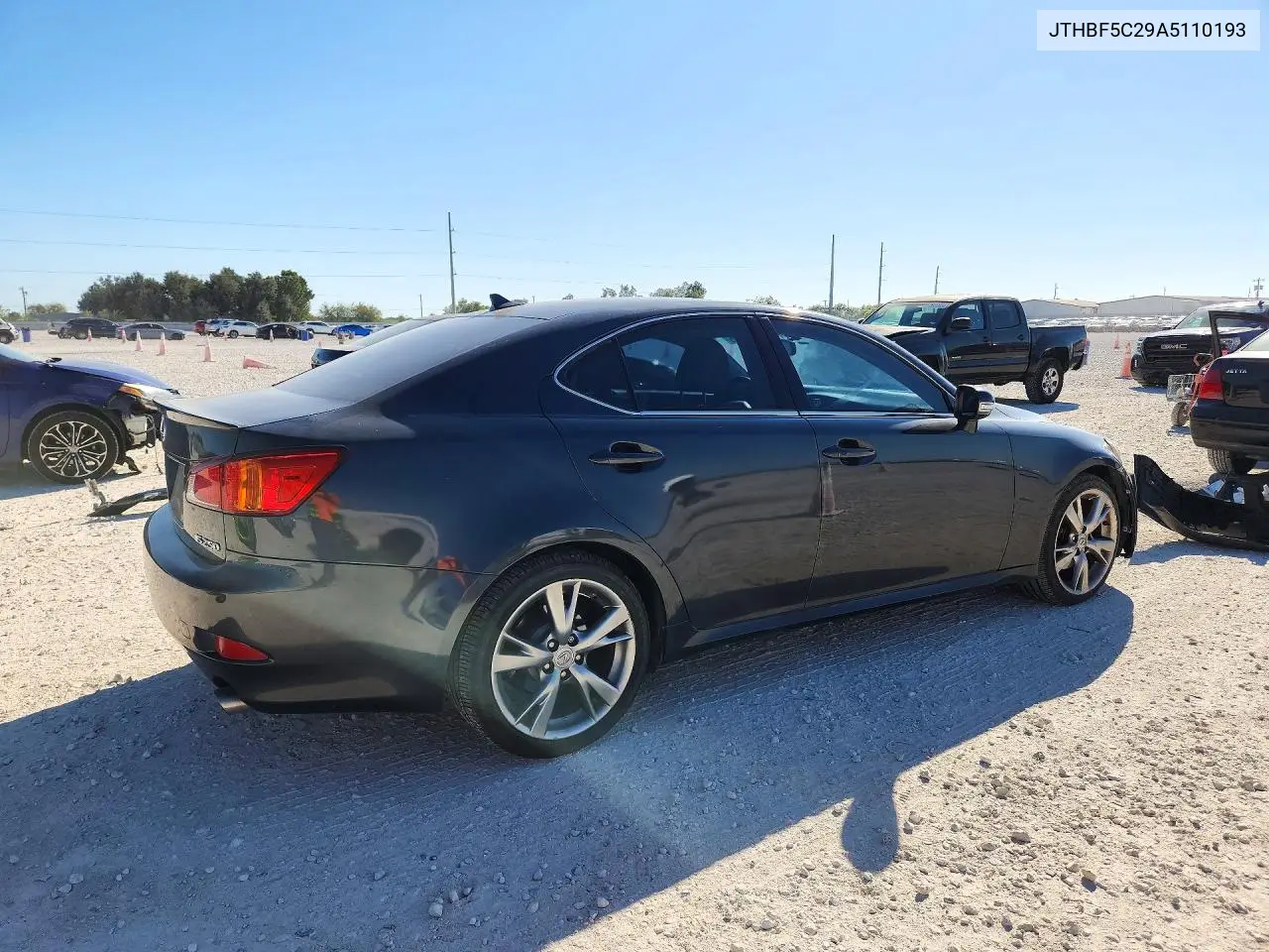 2010 LEXUS IS VIN JTHBF5C29A5110193 — фото 4