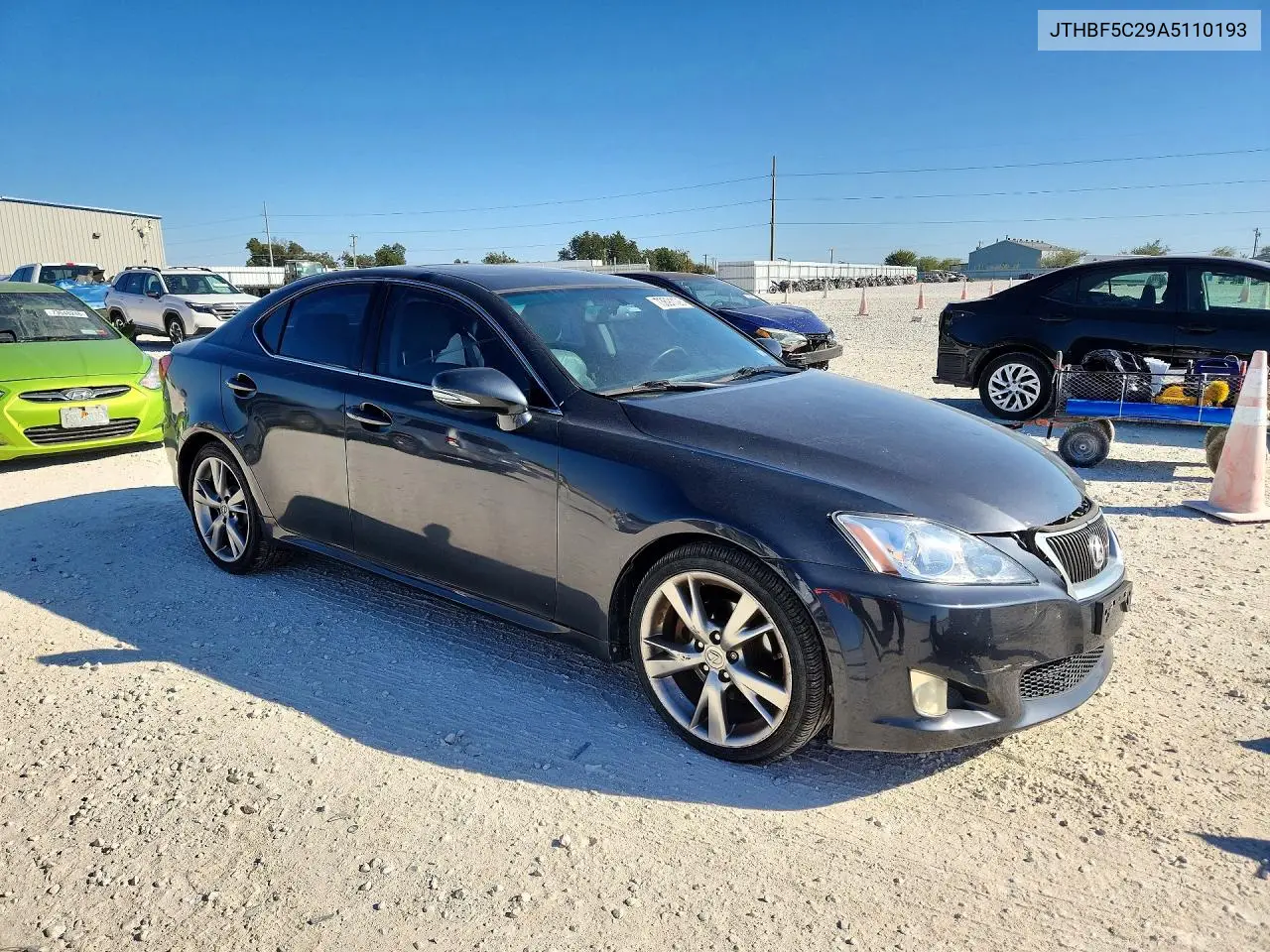 2010 LEXUS IS VIN JTHBF5C29A5110193 — фото 5