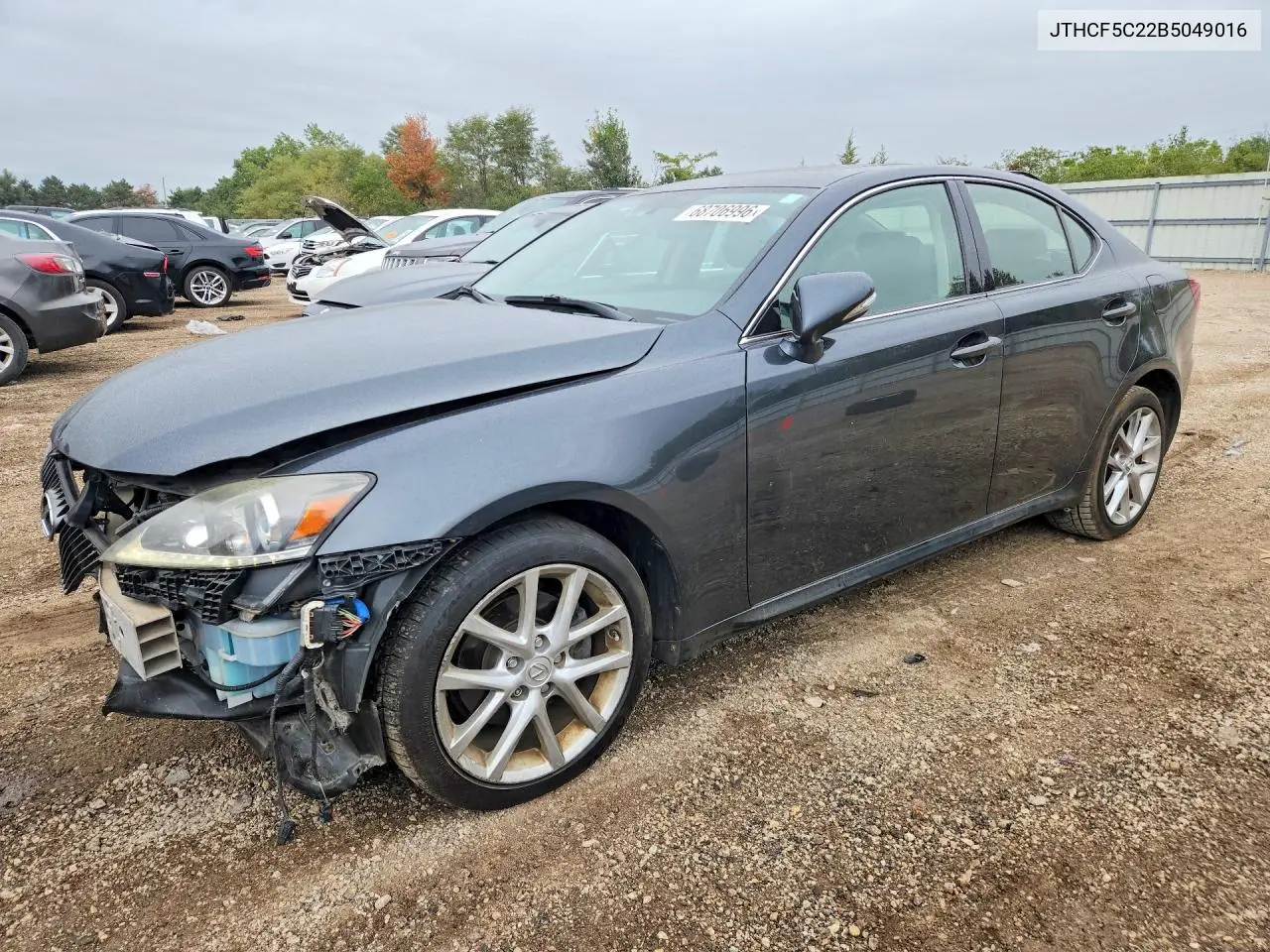 LEXUS IS 2011, VIN JTHCF5C22B5049016
