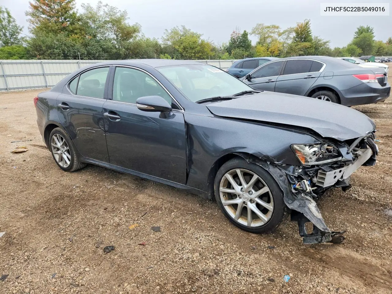 2011 LEXUS IS VIN JTHCF5C22B5049016 — фото 4