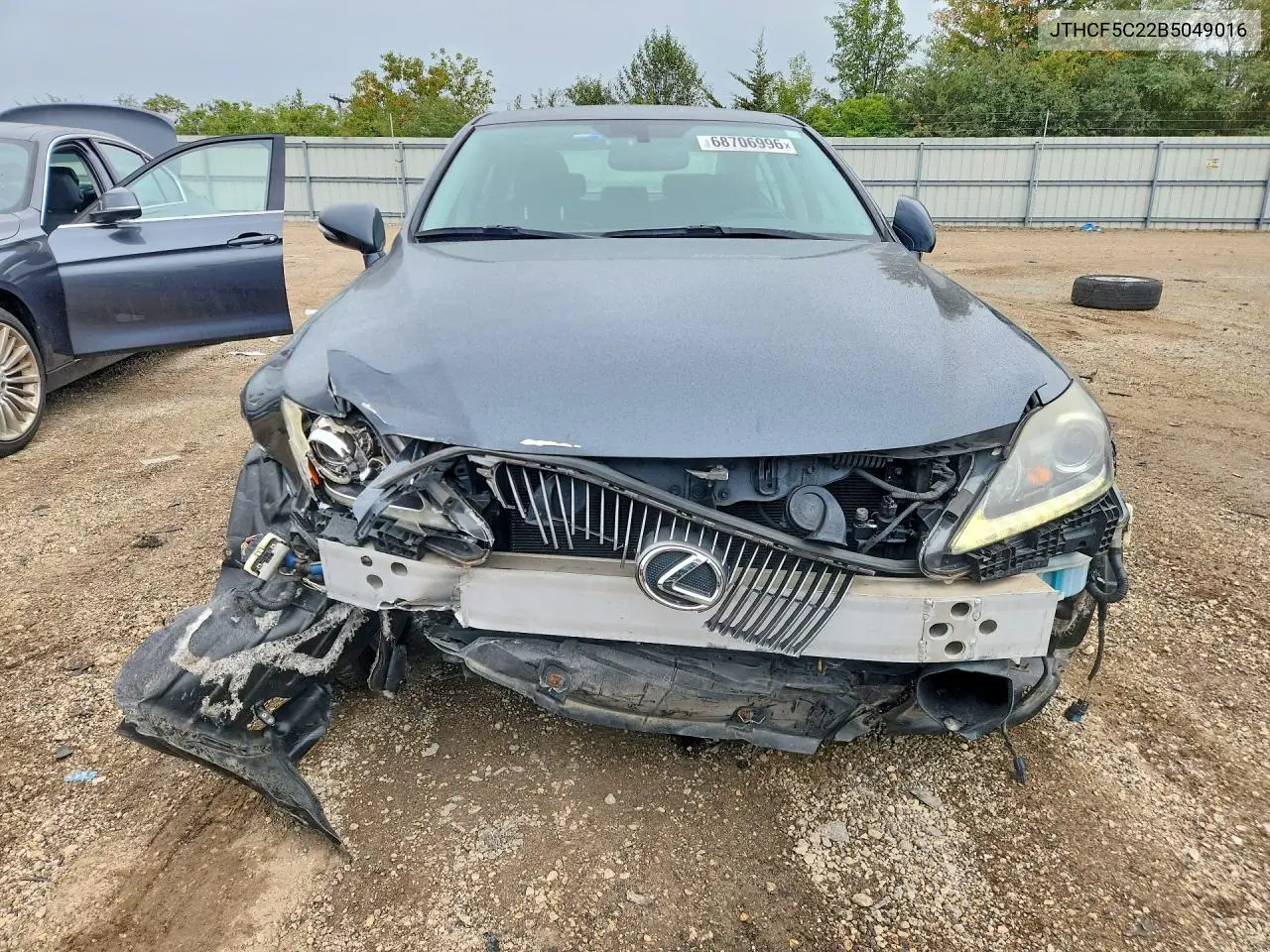 2011 LEXUS IS VIN JTHCF5C22B5049016 — фото 5