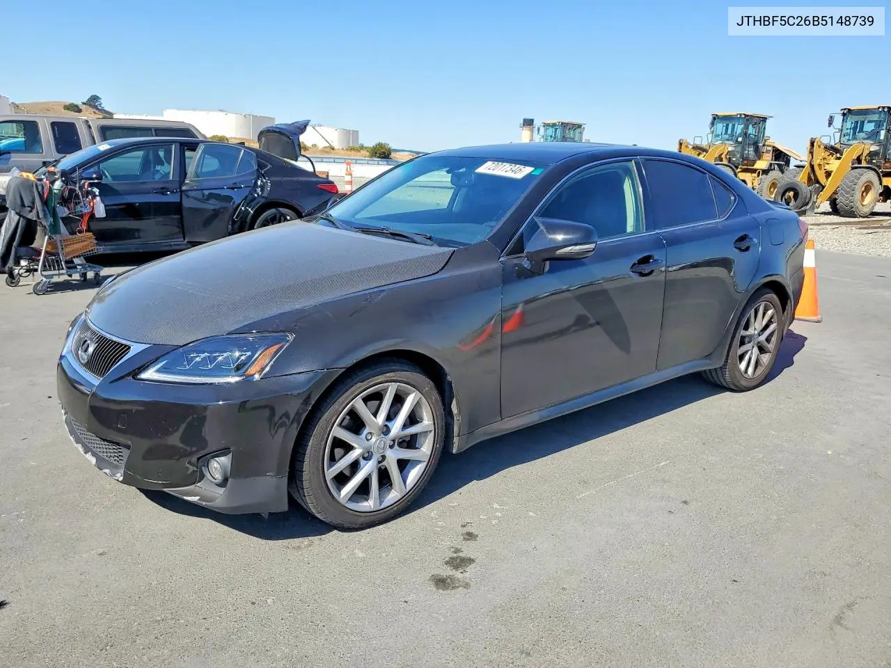 LEXUS IS 2011, VIN JTHBF5C26B5148739