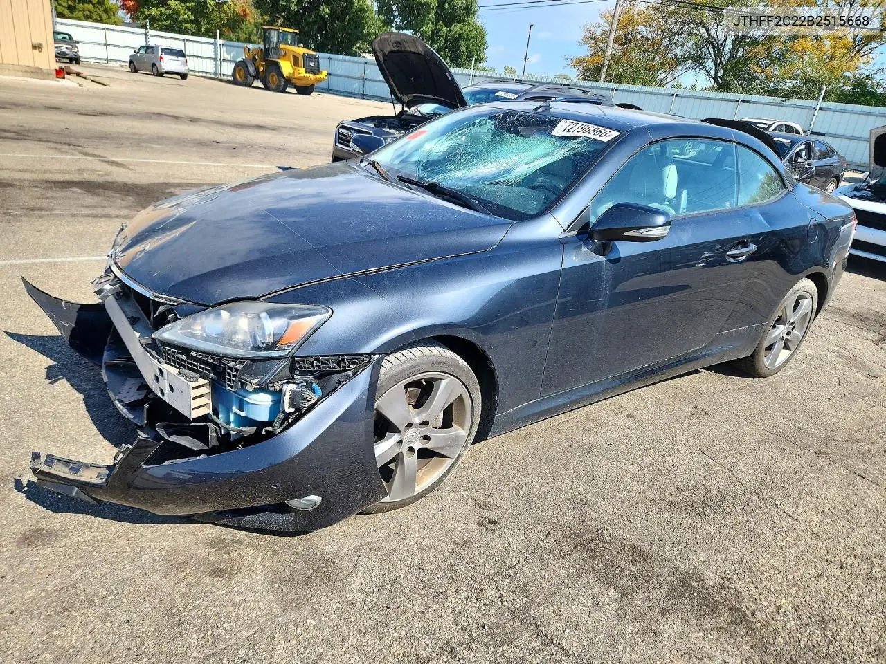 LEXUS IS 2011, VIN JTHFF2C22B2515668