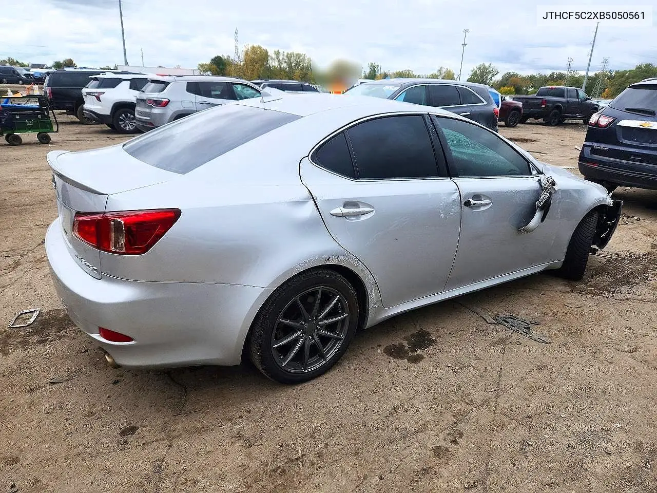 2011 LEXUS IS VIN JTHCF5C2XB5050561 — фото 3