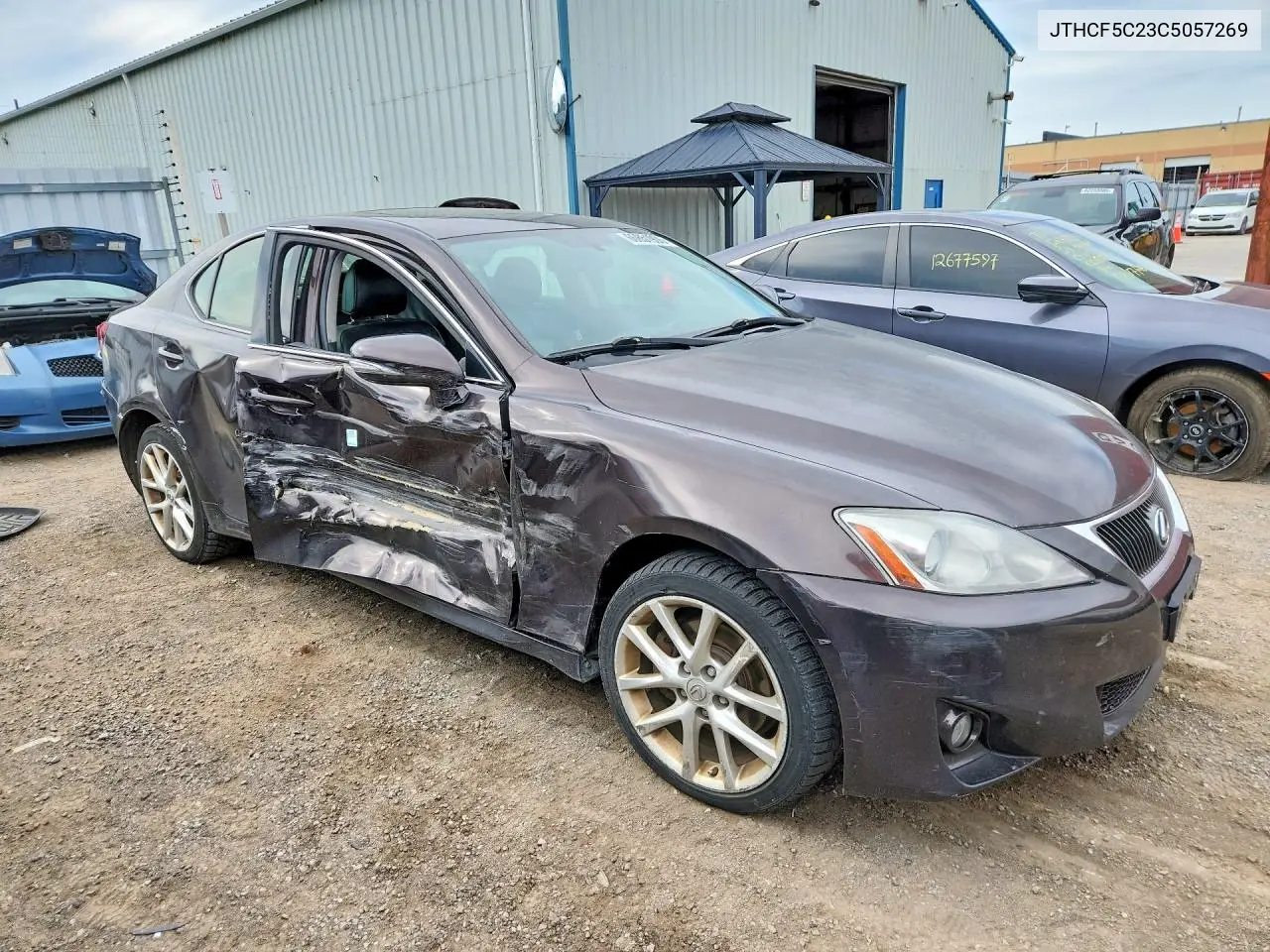 2012 LEXUS IS VIN JTHCF5C23C5057269 — фото 4