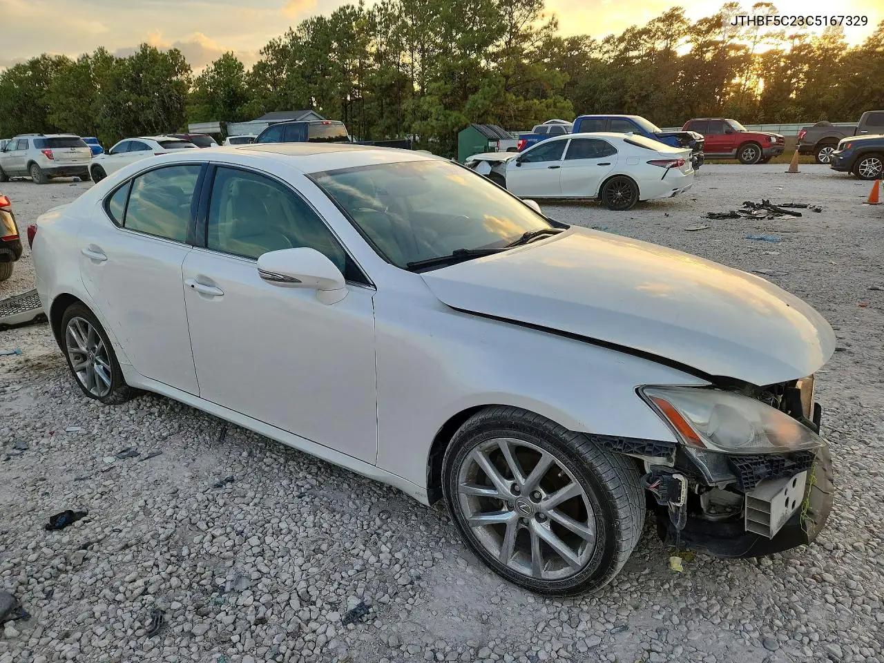 2012 LEXUS IS VIN JTHBF5C23C5167329 — фото 4