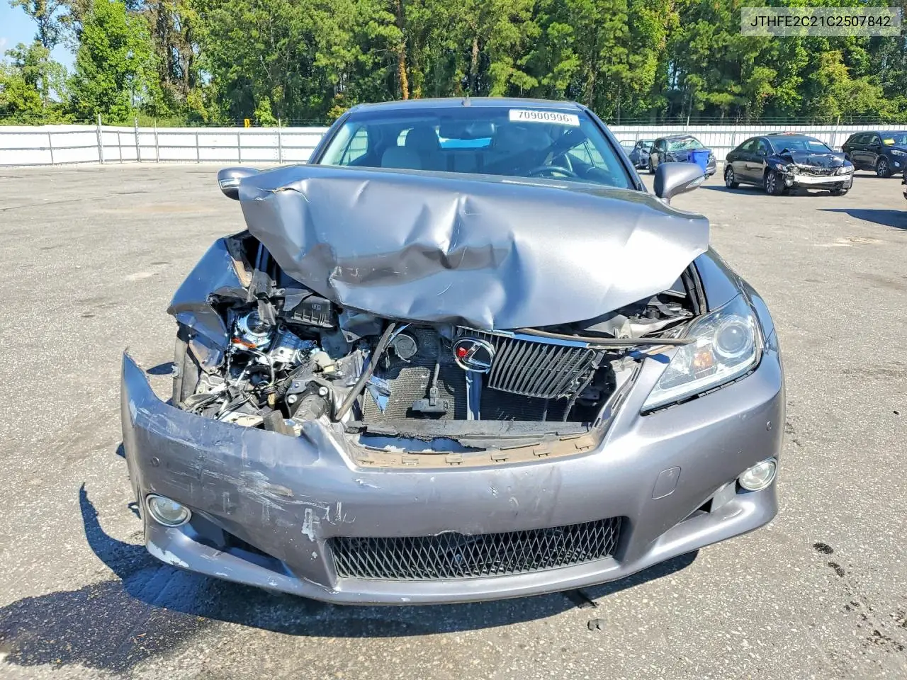 2012 LEXUS IS VIN JTHFE2C21C2507842 — фото 5