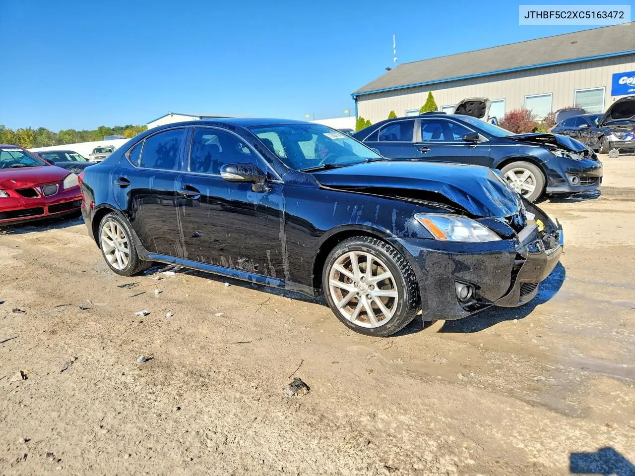 2012 LEXUS IS VIN JTHBF5C2XC5163472 — фото 4