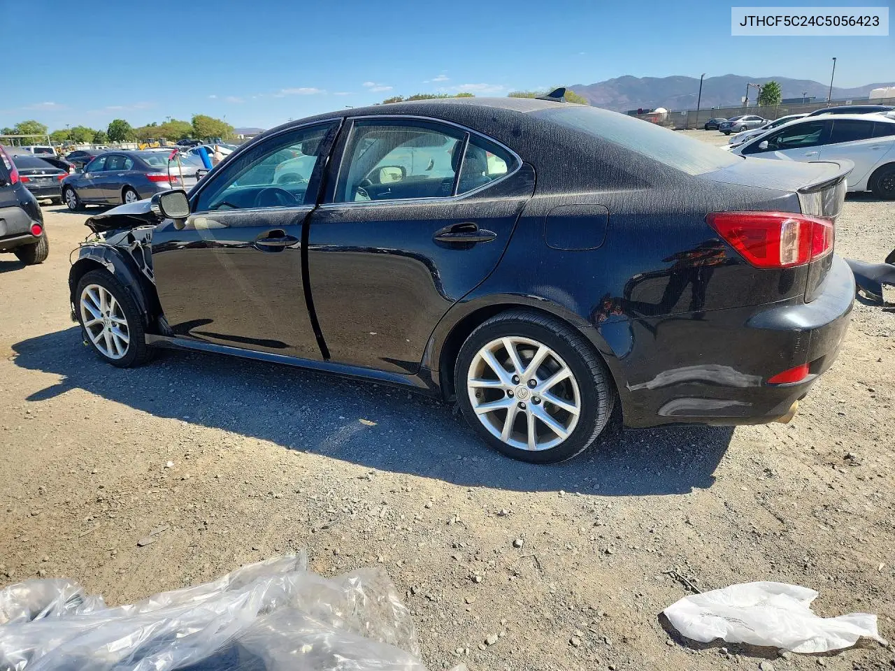 2012 LEXUS IS VIN JTHCF5C24C5056423 — фото 2
