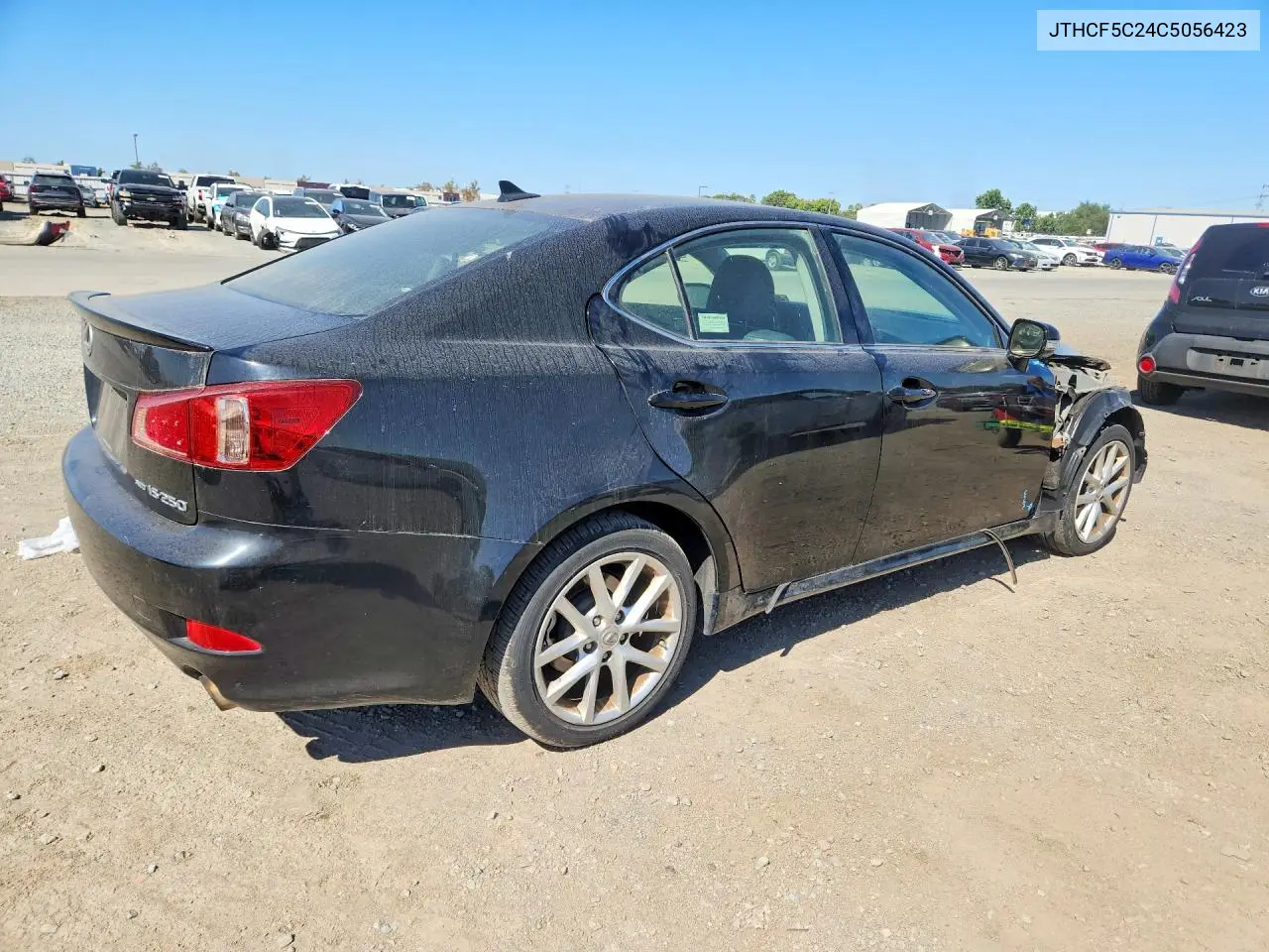 2012 LEXUS IS VIN JTHCF5C24C5056423 — фото 3