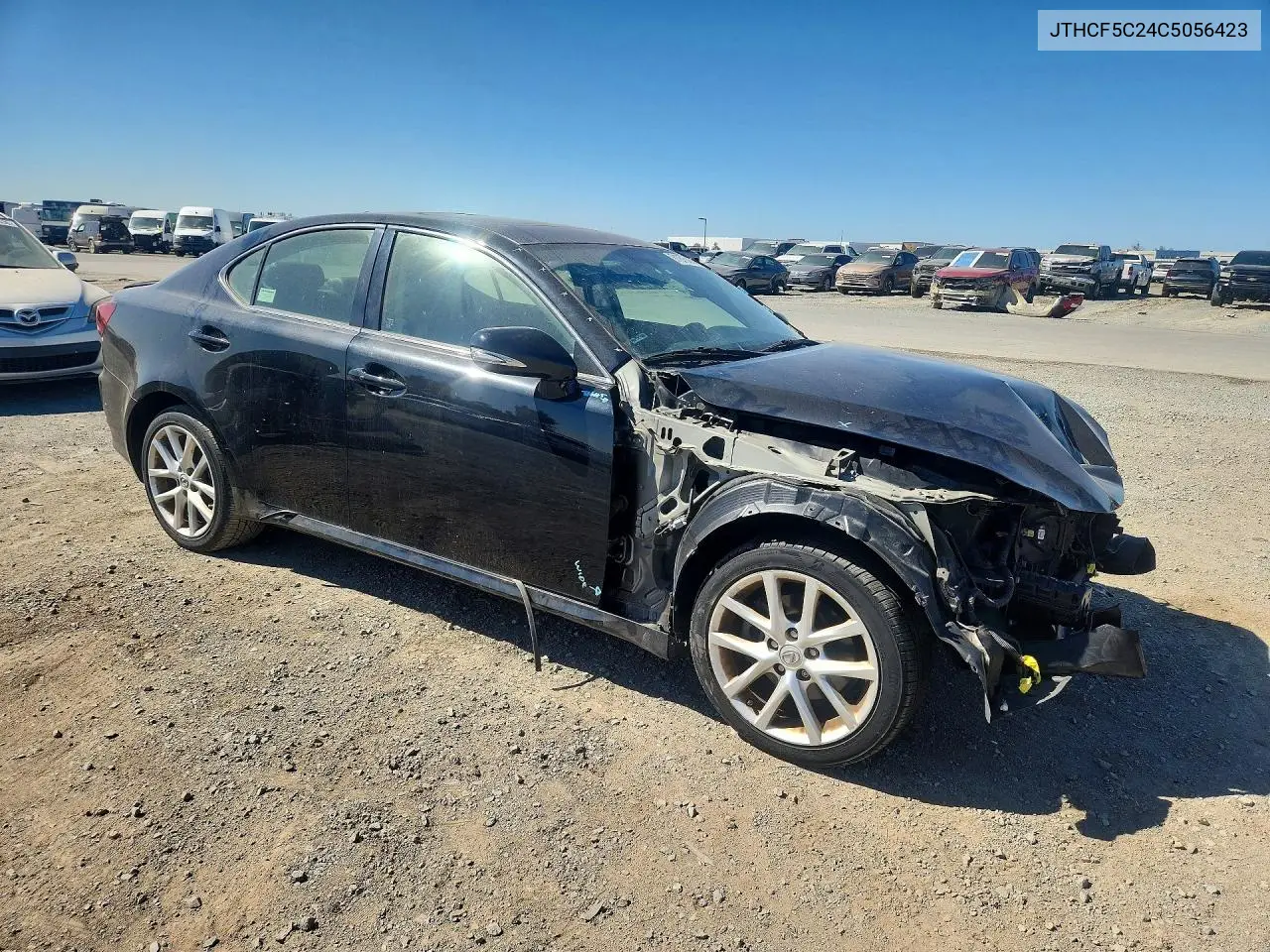 2012 LEXUS IS VIN JTHCF5C24C5056423 — фото 4