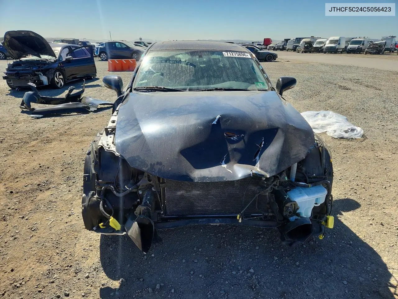 2012 LEXUS IS VIN JTHCF5C24C5056423 — фото 5