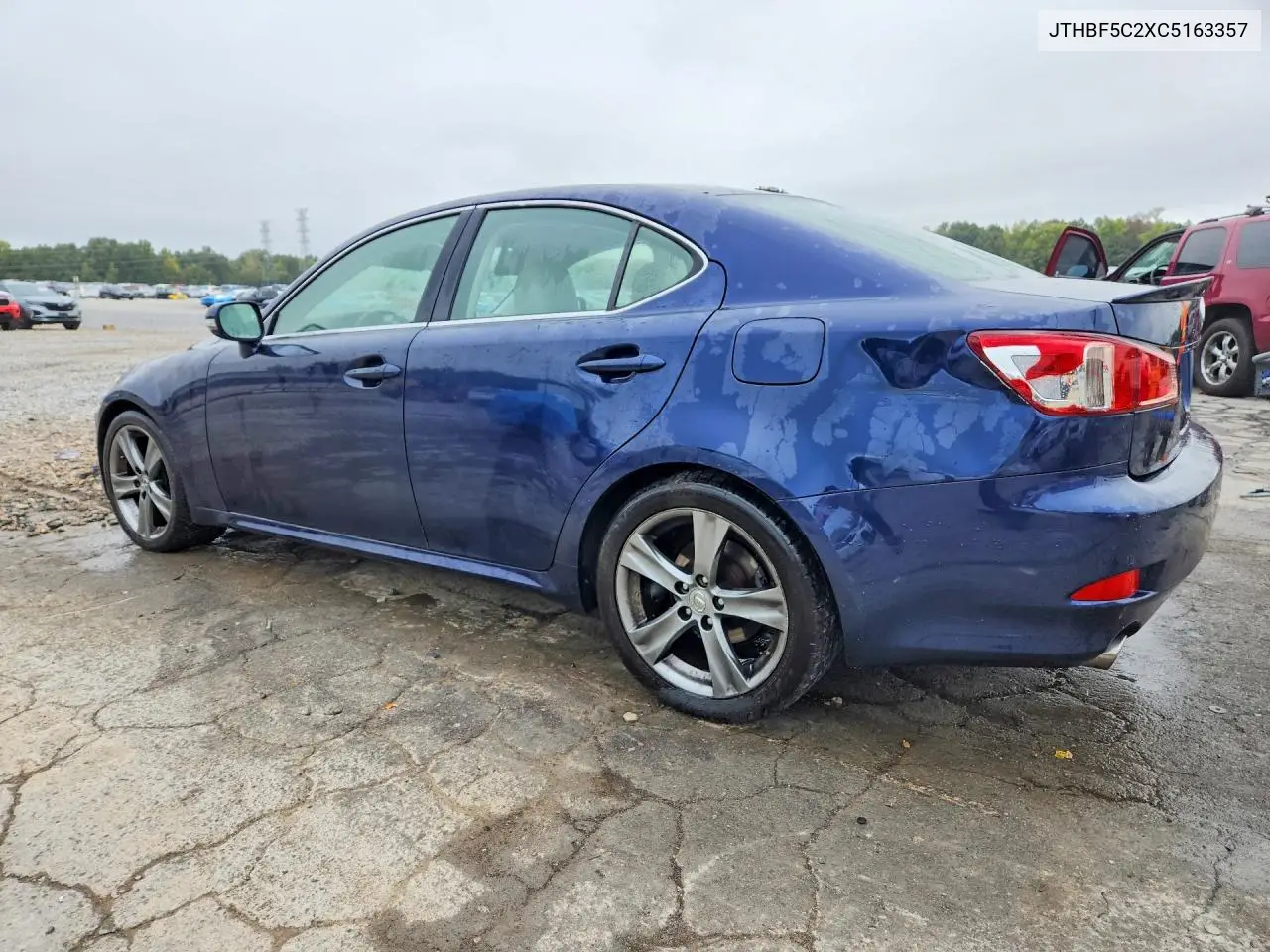 2012 LEXUS IS VIN JTHBF5C2XC5163357 — фото 2