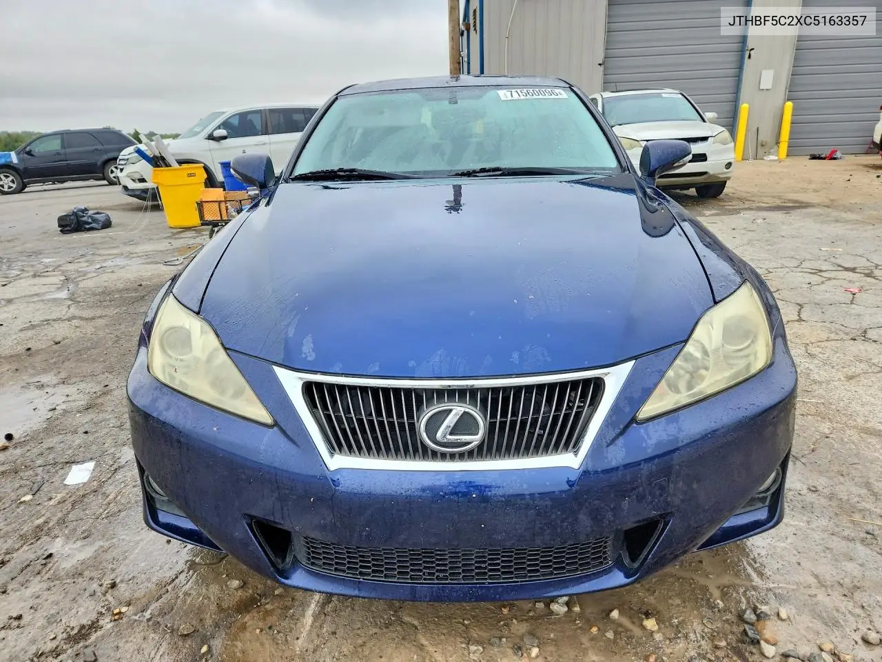 2012 LEXUS IS VIN JTHBF5C2XC5163357 — фото 5