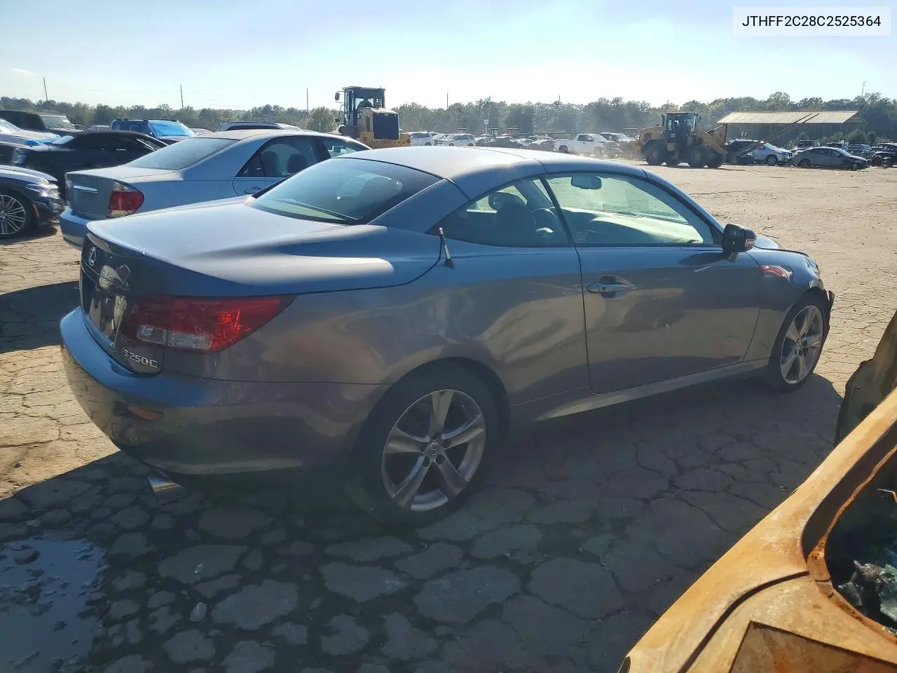 2012 LEXUS IS VIN JTHFF2C28C2525364 — фото 3