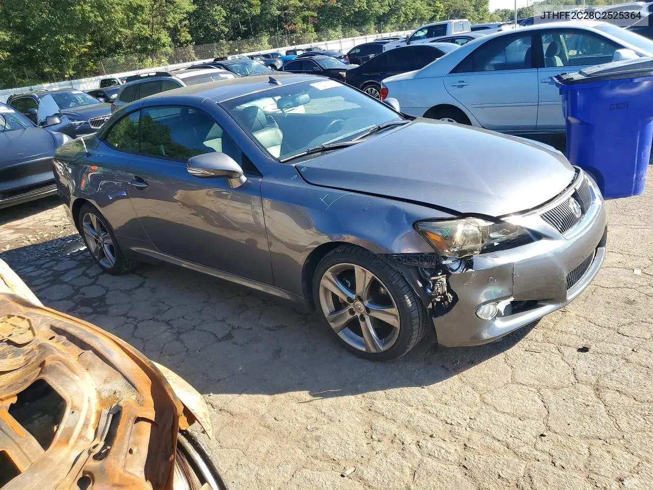 2012 LEXUS IS VIN JTHFF2C28C2525364 — фото 4