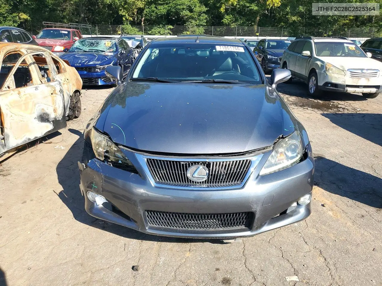 2012 LEXUS IS VIN JTHFF2C28C2525364 — фото 5