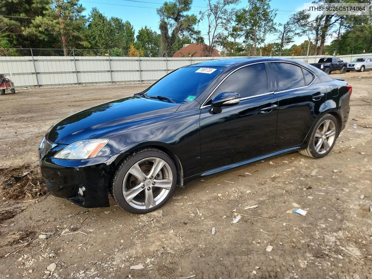 LEXUS IS 2012, VIN JTHBF5C26C5174064