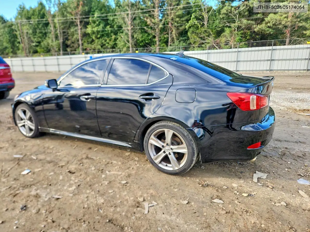 2012 LEXUS IS VIN JTHBF5C26C5174064 — фото 2