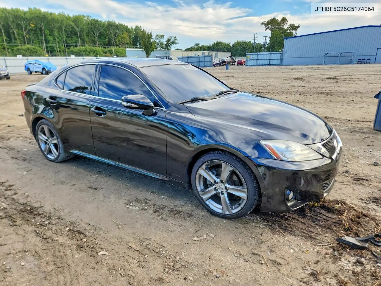 2012 LEXUS IS VIN JTHBF5C26C5174064 — фото 4