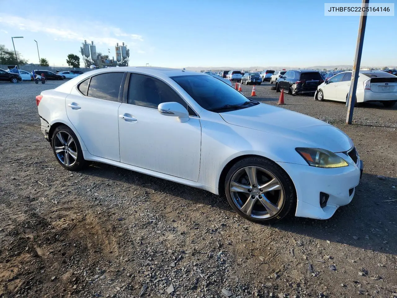 2012 LEXUS IS VIN JTHBF5C22C5164146 — фото 4