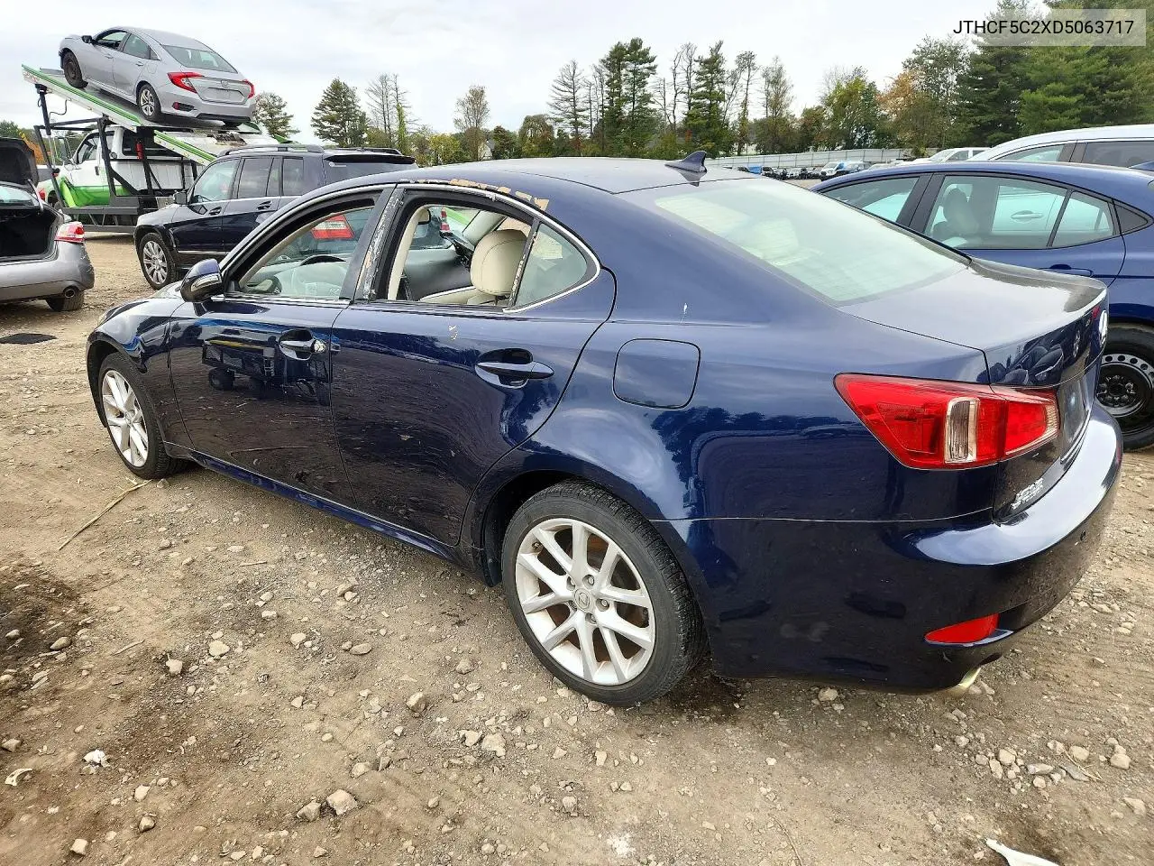 2013 LEXUS IS VIN JTHCF5C2XD5063717 — фото 2