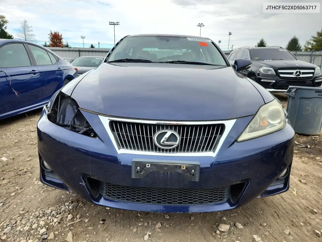 2013 LEXUS IS VIN JTHCF5C2XD5063717 — фото 5