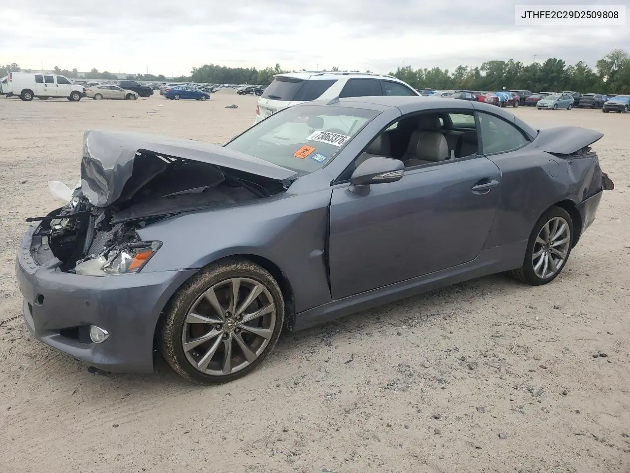 LEXUS IS 2013, VIN JTHFE2C29D2509808