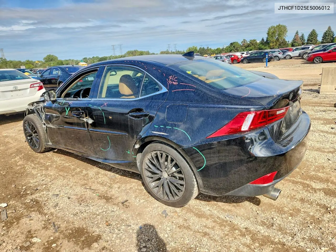 2014 LEXUS IS VIN JTHCF1D25E5006012 — фото 2