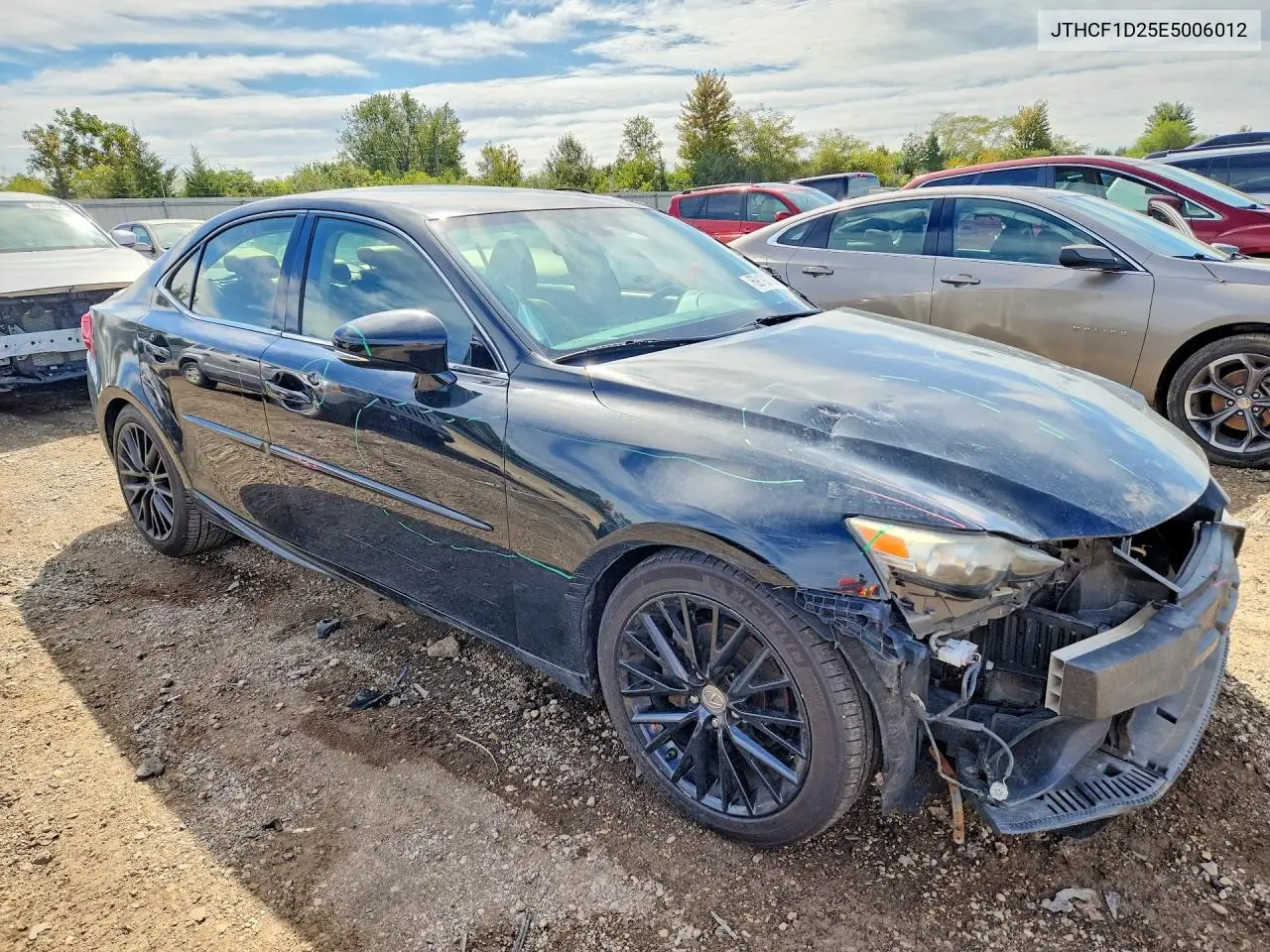 2014 LEXUS IS VIN JTHCF1D25E5006012 — фото 4