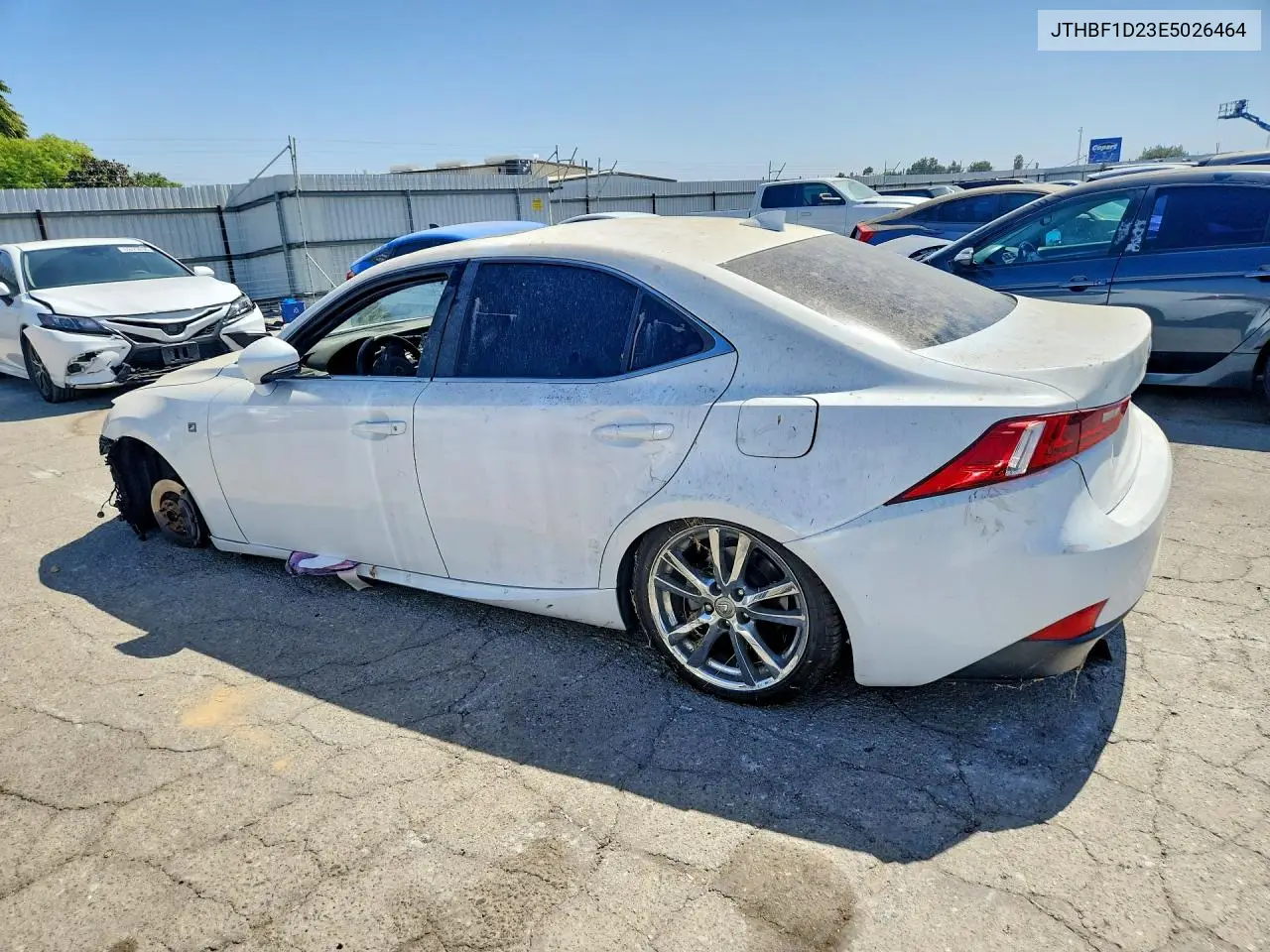 2014 LEXUS IS VIN JTHBF1D23E5026464 — фото 2