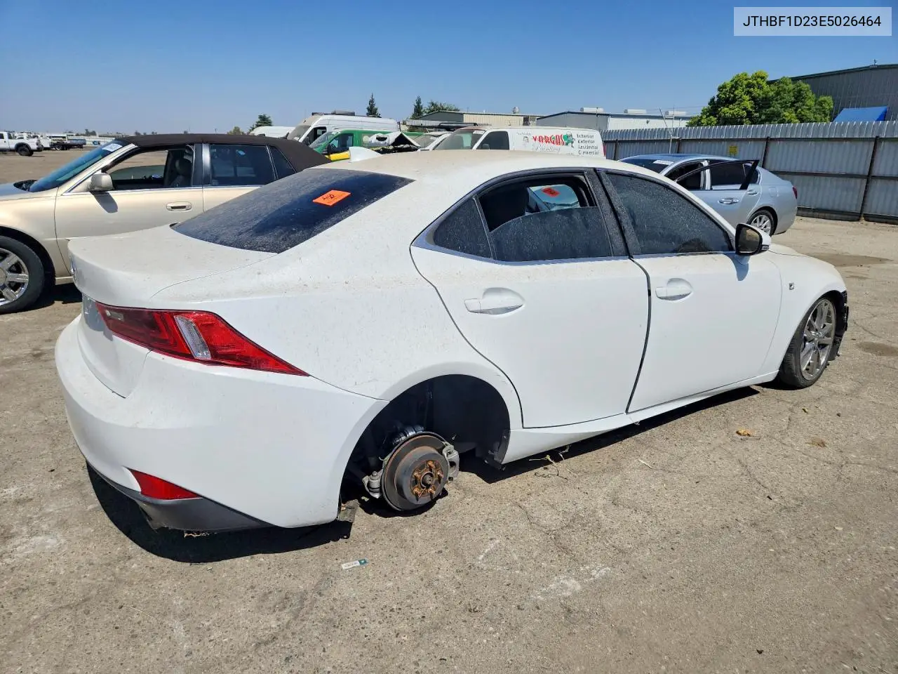 2014 LEXUS IS VIN JTHBF1D23E5026464 — фото 3