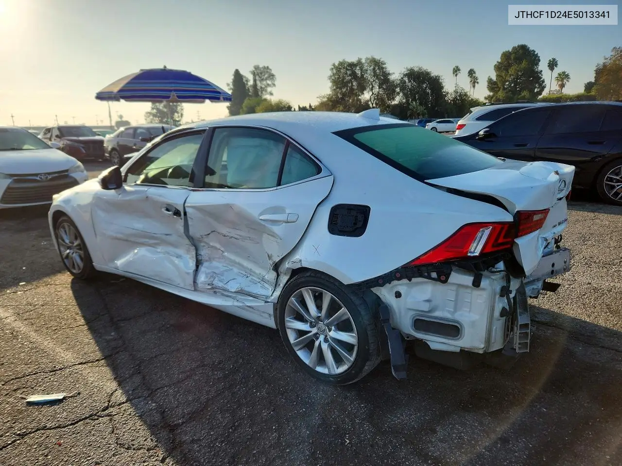 2014 LEXUS IS VIN JTHCF1D24E5013341 — фото 2