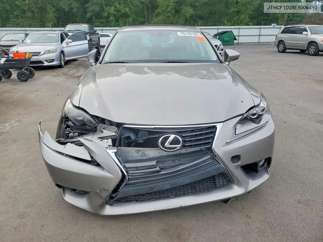 2014 LEXUS IS VIN JTHCF1D28E5006490 — фото 5