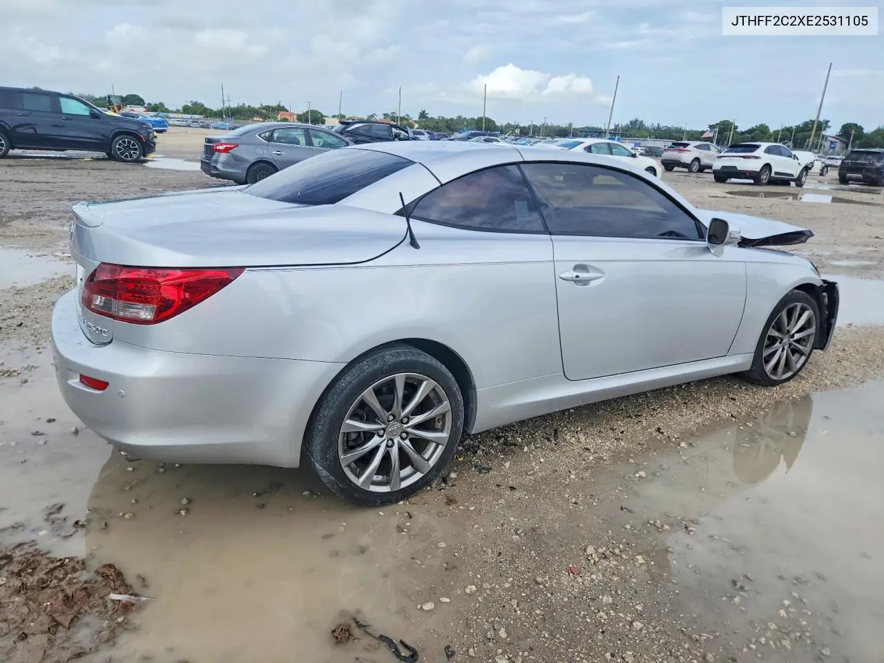 2014 LEXUS IS VIN JTHFF2C2XE2531105 — фото 3
