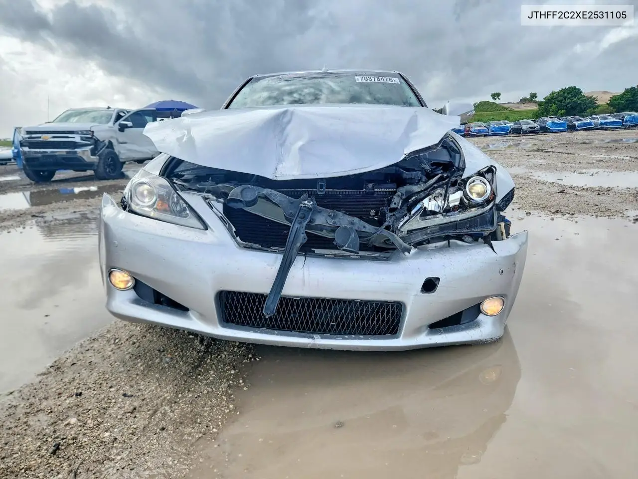 2014 LEXUS IS VIN JTHFF2C2XE2531105 — фото 5