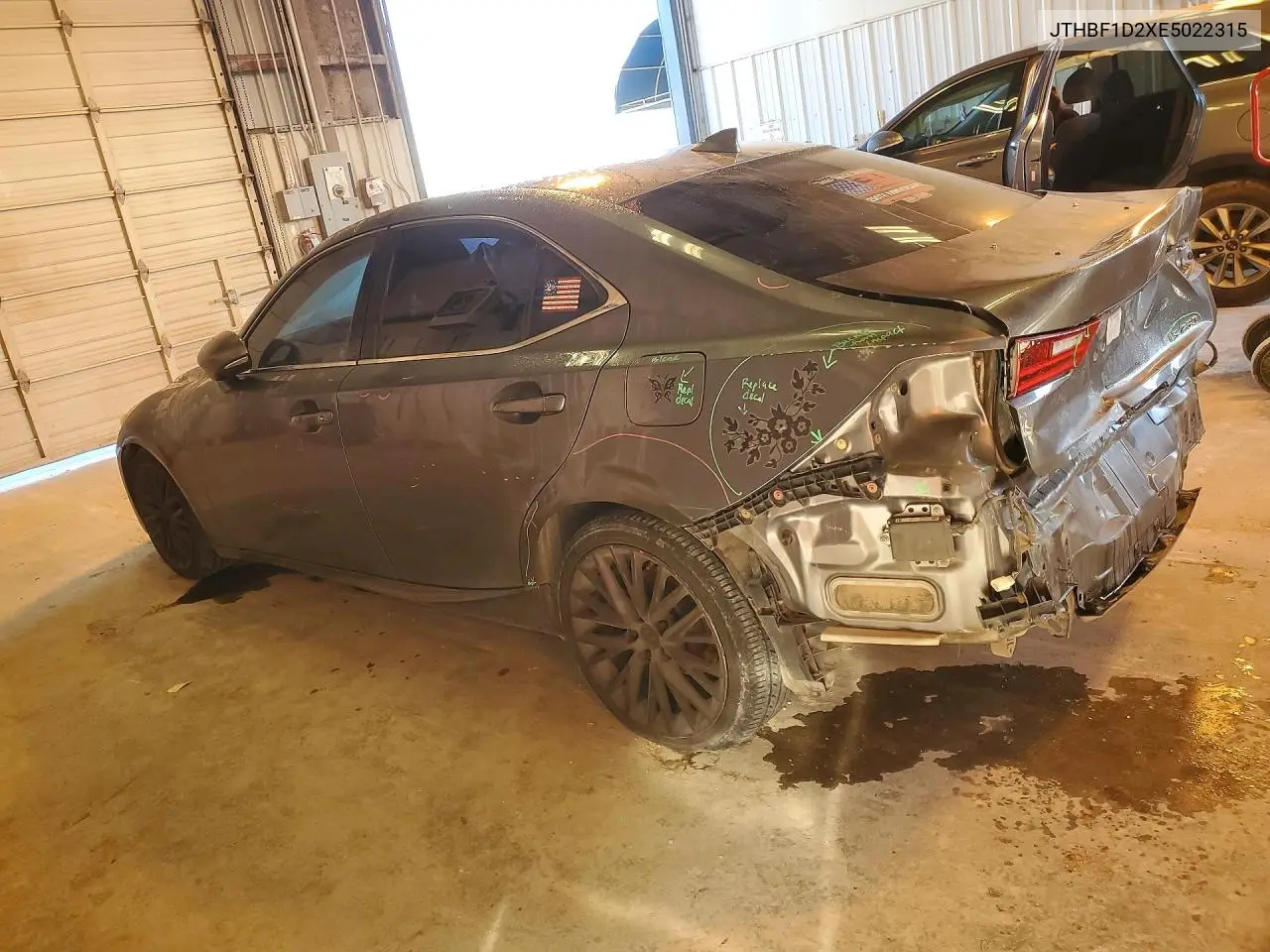 2014 LEXUS IS VIN JTHBF1D2XE5022315 — фото 2