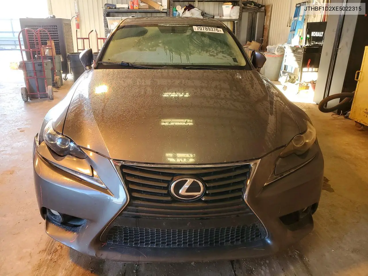 2014 LEXUS IS VIN JTHBF1D2XE5022315 — фото 5