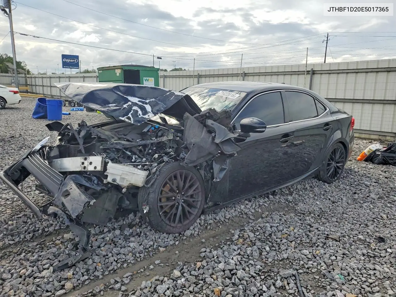 LEXUS IS 2014, VIN JTHBF1D20E5017365