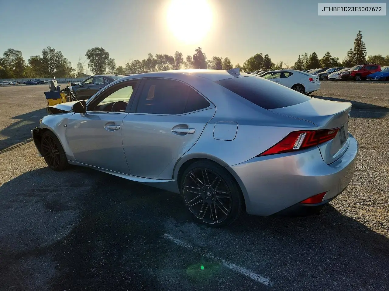 2014 LEXUS IS VIN JTHBF1D23E5007672 — фото 2
