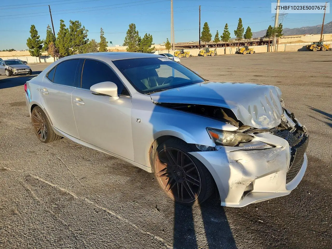2014 LEXUS IS VIN JTHBF1D23E5007672 — фото 4