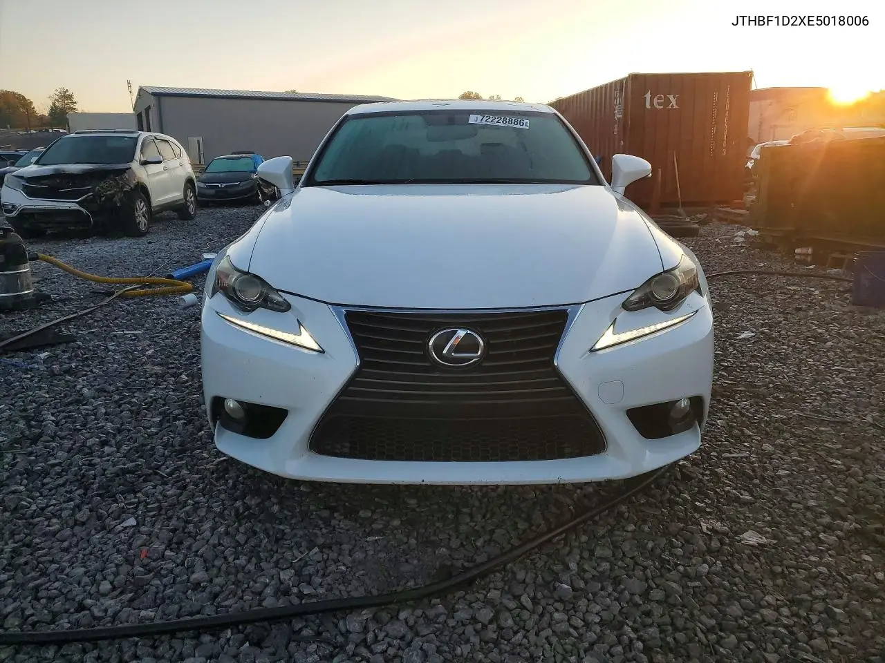 2014 LEXUS IS VIN JTHBF1D2XE5018006 — фото 5