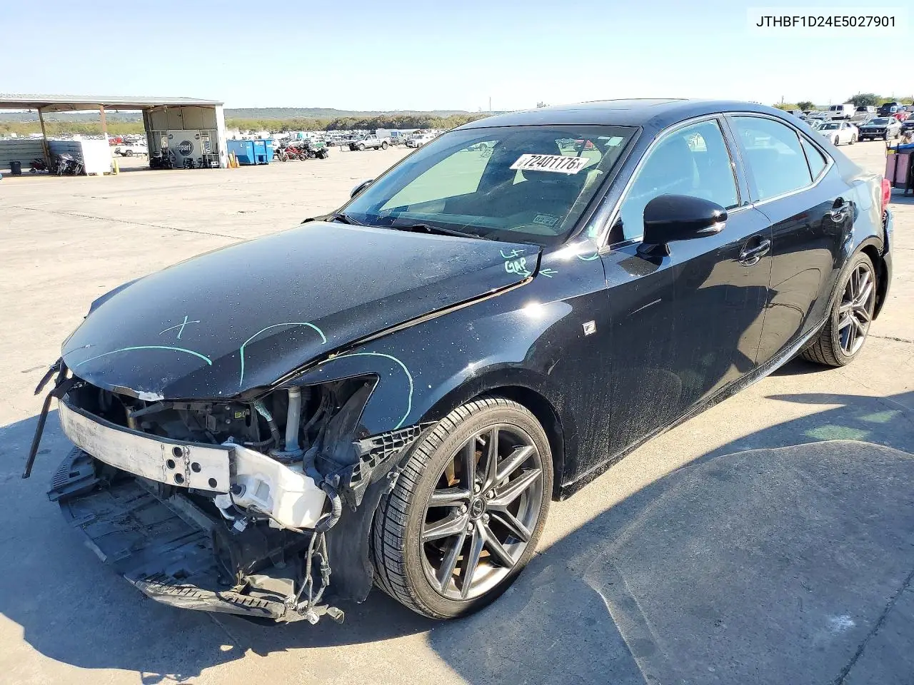 LEXUS IS 2014, VIN JTHBF1D24E5027901