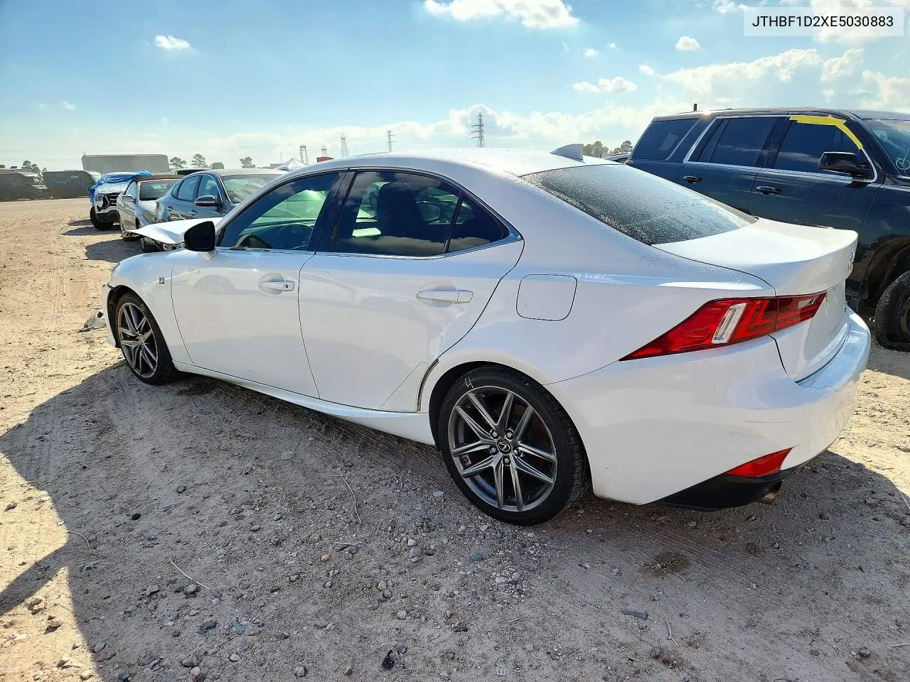 2014 LEXUS IS VIN JTHBF1D2XE5030883 — фото 2
