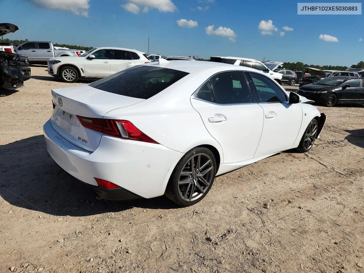 2014 LEXUS IS VIN JTHBF1D2XE5030883 — фото 3
