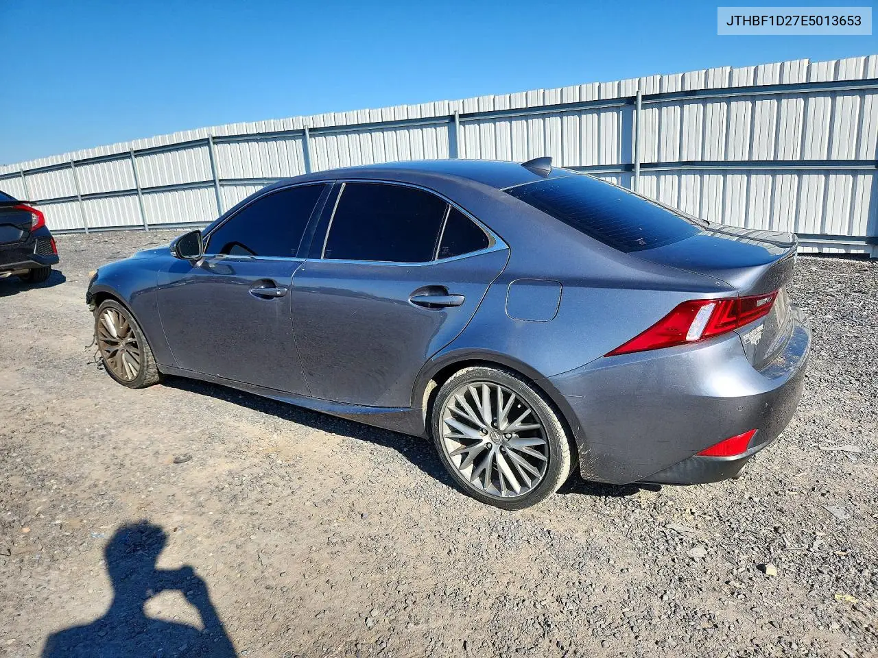 2014 LEXUS IS VIN JTHBF1D27E5013653 — фото 2