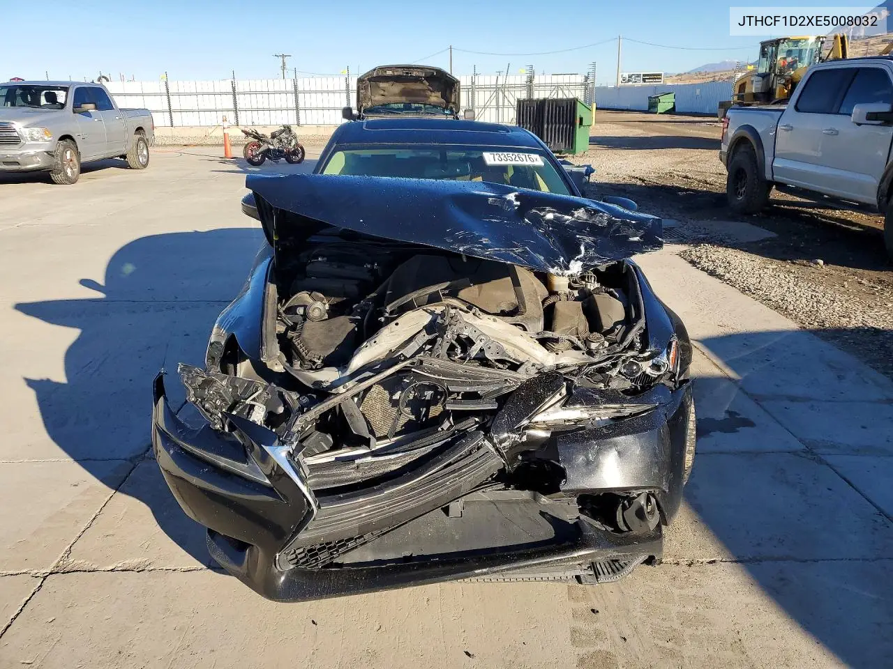 2014 LEXUS IS VIN JTHCF1D2XE5008032 — фото 5