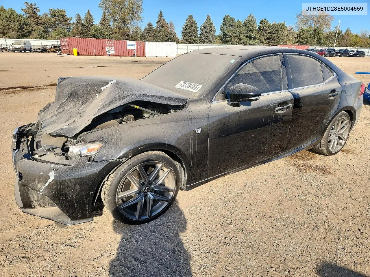 LEXUS IS 2014, VIN JTHCE1D28E5004659