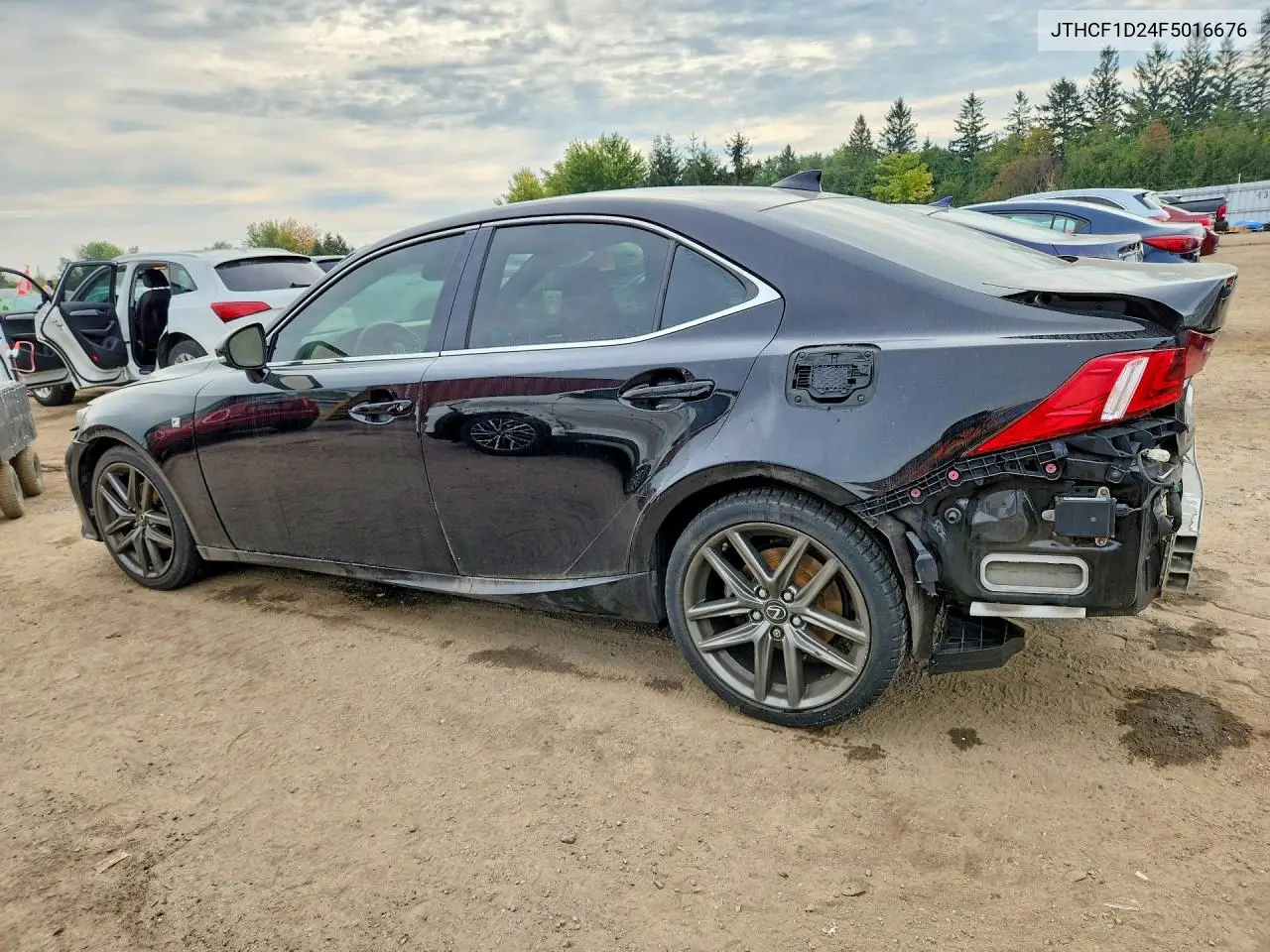 2015 LEXUS IS VIN JTHCF1D24F5016676 — фото 2