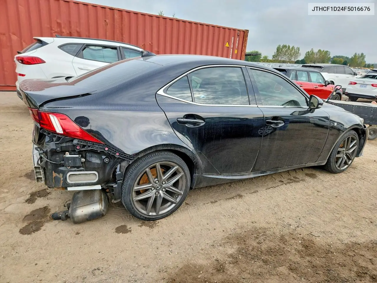 2015 LEXUS IS VIN JTHCF1D24F5016676 — фото 3